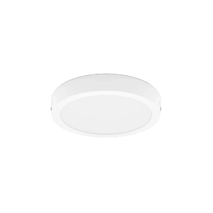 Weiße, runde Philips LED-Deckenleuchte Magneos Slim, Durchmesser 21 cm.