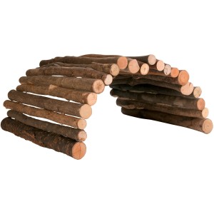 Trixie Natural Living Brücke, 51x30cm, aus Naturholz für Kleintierkäfige.