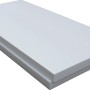Weiße XPS Dämmplatte SF, 100 mm stark, für Innen- und Außenbereich.