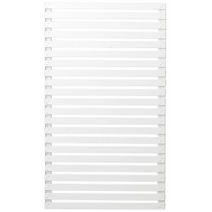 Plus Holz Sichtschutzzaun Tokyo Nadelholz Weiß 83 cm x 140 cm