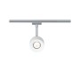 Paulmann URail LED-Spot Pane, weiß/chrom, 7,4W, 2700K, für Schienensysteme.