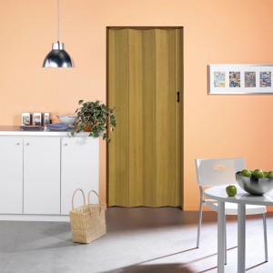 Falttür Una im Altholz-Design, 84x205 cm, platzsparende Lösung für den Innenbereich.