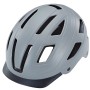 Grauer Prophete Fahrradhelm Eco Urban mit LED-Licht, Größe 59-61 cm.