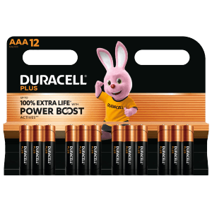Duracell Alkaline Batterien AAA, 12er Pack. Leistungsstarke Batterien für diverse Geräte.