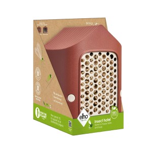 Elho Insektenhotel Cosy 18 cm Rot-Weiß