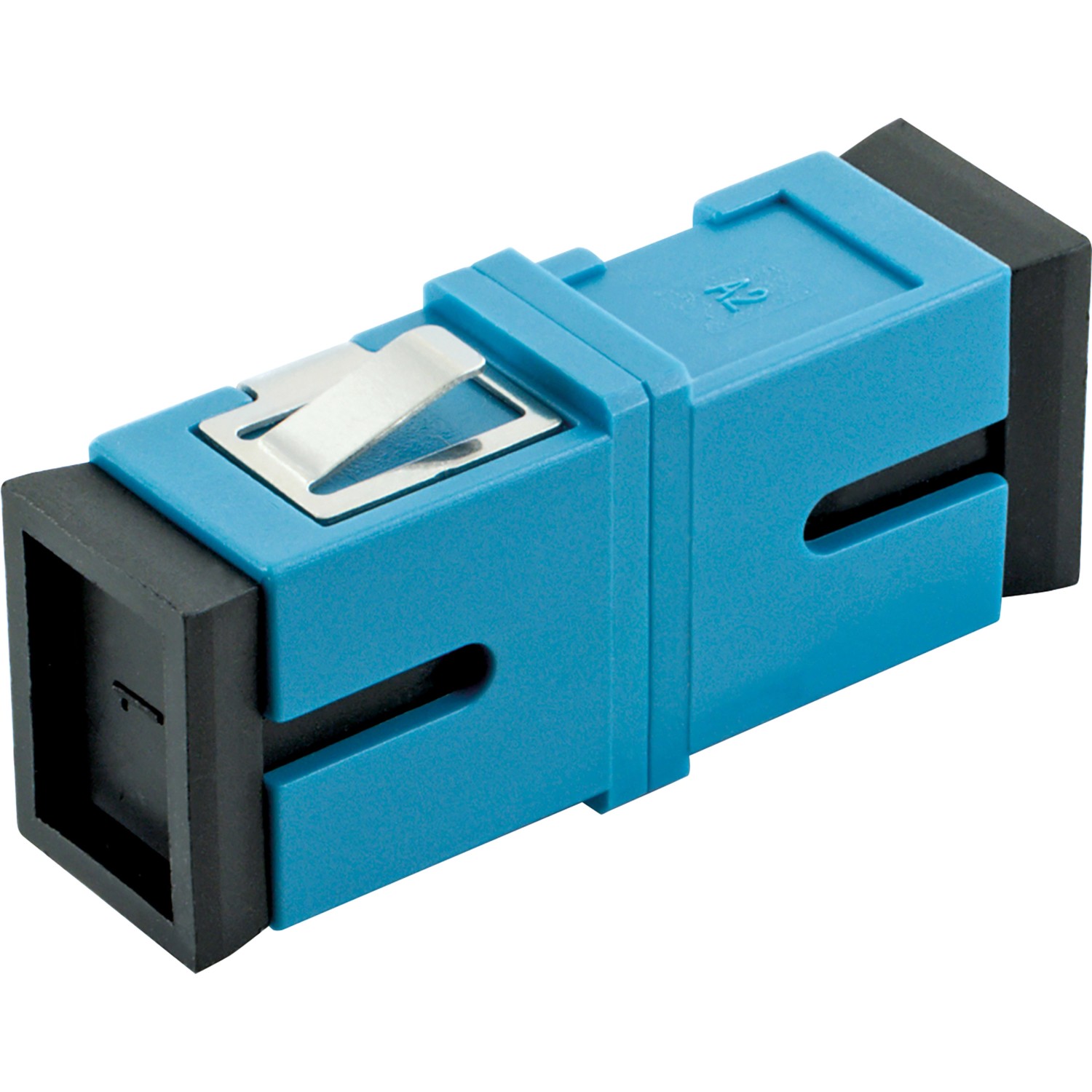 Schwaiger SC Adapter Glasfaser Simplex, blau, für Netzwerktechnik.