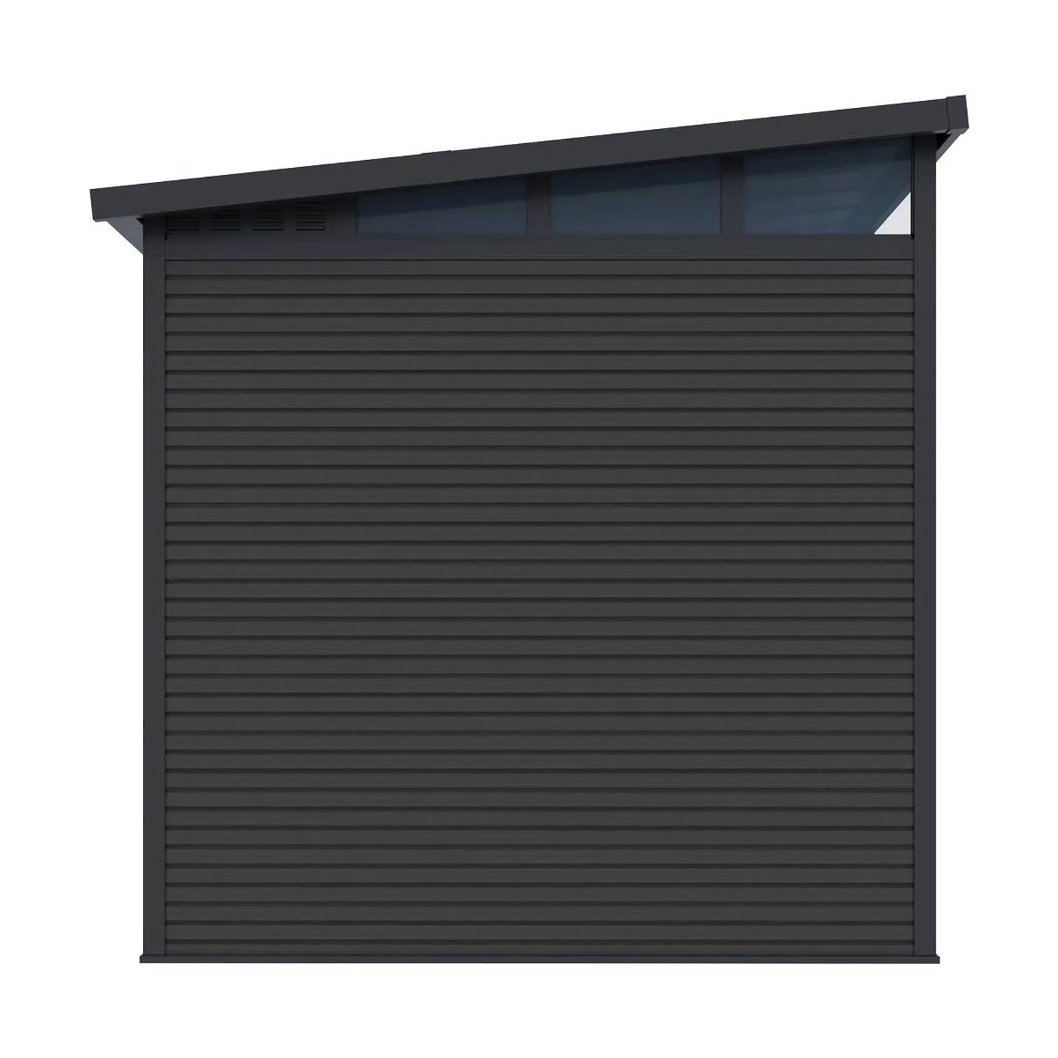 Weide Weide Aluminium & Wpc Gartenhaus 278X218 Cm Anthrazit kaufen bei OBI