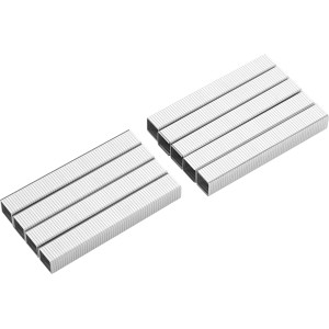LUX Flachdrahtklammern, 11,2x14 mm, 700 Stück, für Isolier- und Ausbauarbeiten.