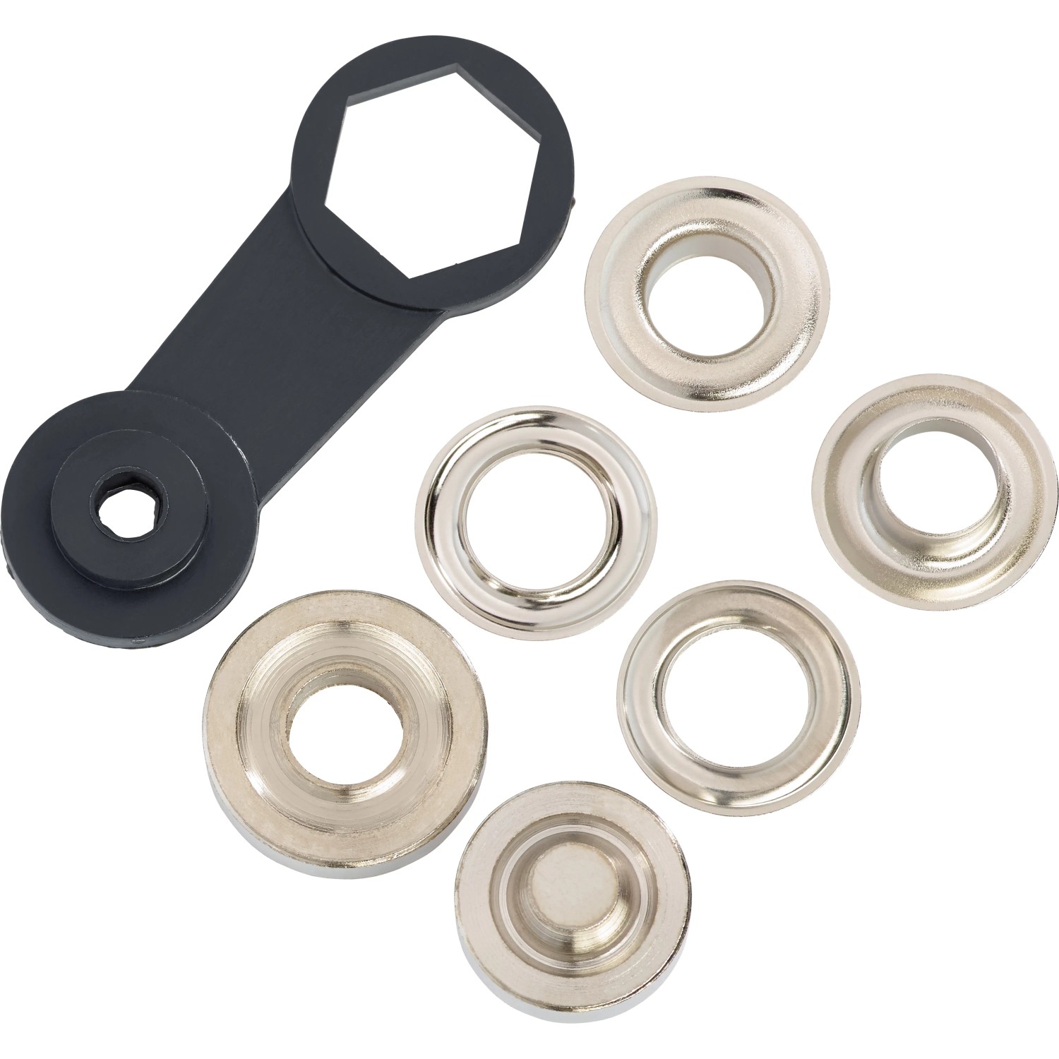 Profi Ösenset 20mm Mit 50 Ösen - Inklusive Locheisen Und
