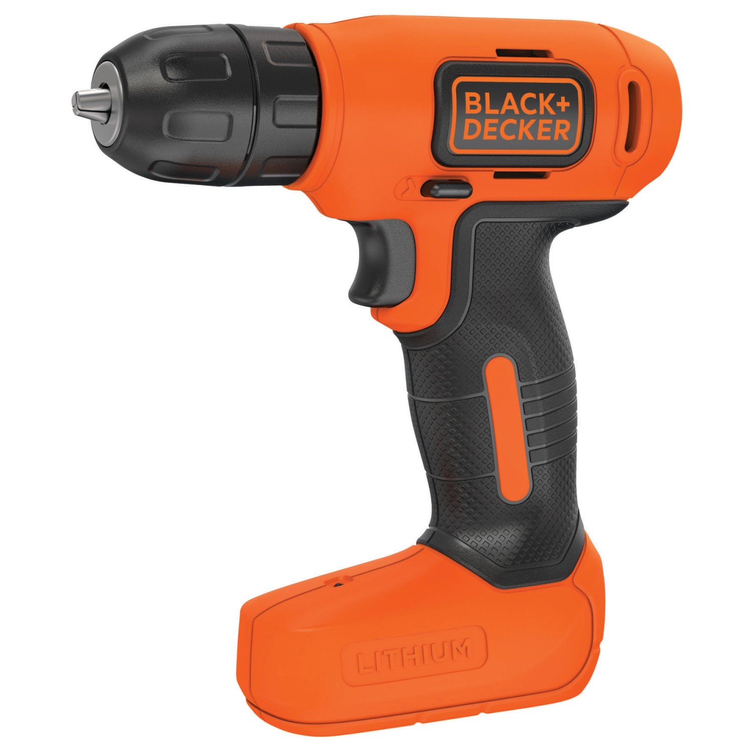 Black+Decker Akku-Bohrschrauber BDCD8 Solo, orange/schwarz. Kompakter Akkuschrauber für Bohr- und Schraubarbeiten.