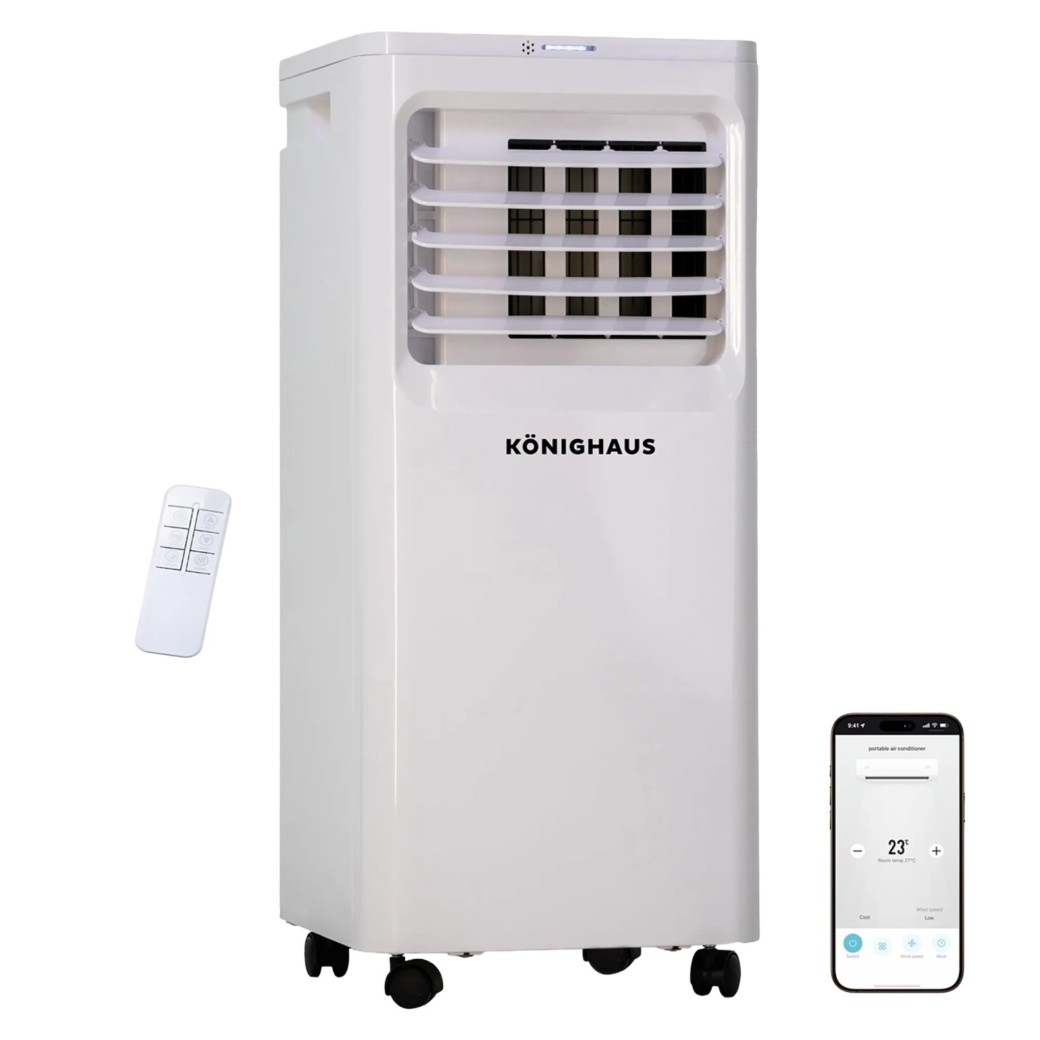 Könighaus Klimaanlage KH-AC-7000 Mobil Weiß 7000 BTU_2
