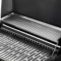 Detailansicht des Enders Gasgrill San Diego Next 4: Grillrost und Warmhalterost aus Edelstahl.