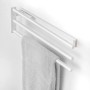 Emuca Handtuchhalter Ausziehbar 2 Arme Aluminium Matt Eloxiert_2