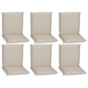 Beo Niedriglehner-Sitzkissen P203 Aurich Klassisches Design Beige 6er-Set