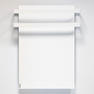 Vasner Infrarotheizung-Handtuchhalter Citara 2er Set Weiß