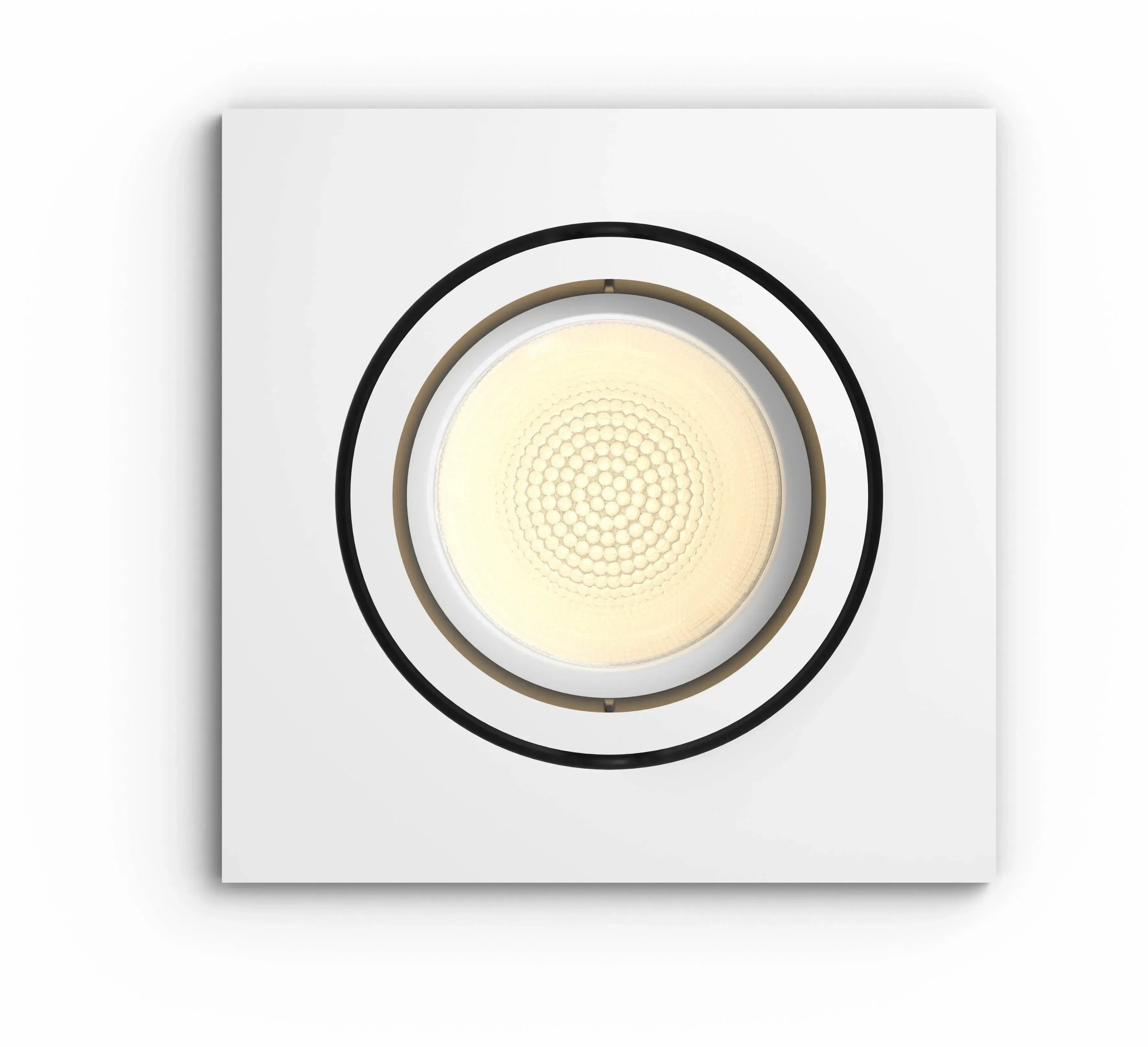 Philips Hue White & Color Ambiance Centura - Spot Encastrable Rond 1 Pack - Contrôle Vocal Et App