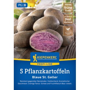 Kiepenkerl Pflanzkartoffel Blaue St. Galler, 5 St