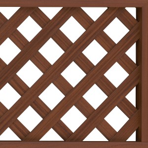 Sichtschutz-Element Vorgarten-Tor Raja WPC Alu XL Anthrazit