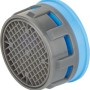 Mischdüse M24 für Küchenarmatur, Kunststoff, blau/grau.