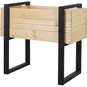 Siena Garden Pflanzkasten Kelly aus Kiefernholz, 70x38x66 cm, Natur, FSC®-zertifiziert.