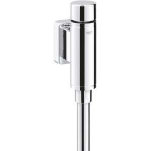 Grohe Rondo Druckspüler für Urinal mit vandalensicherem Metallknopf, Chrom.