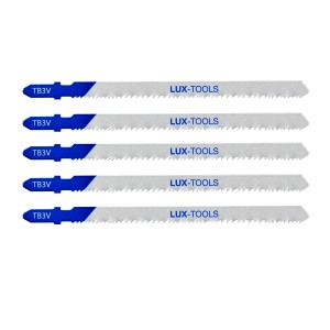 5 LUX Stichsägeblätter Vario mit T-Schaft, Universal für Holz, Metall & Kunststoff.