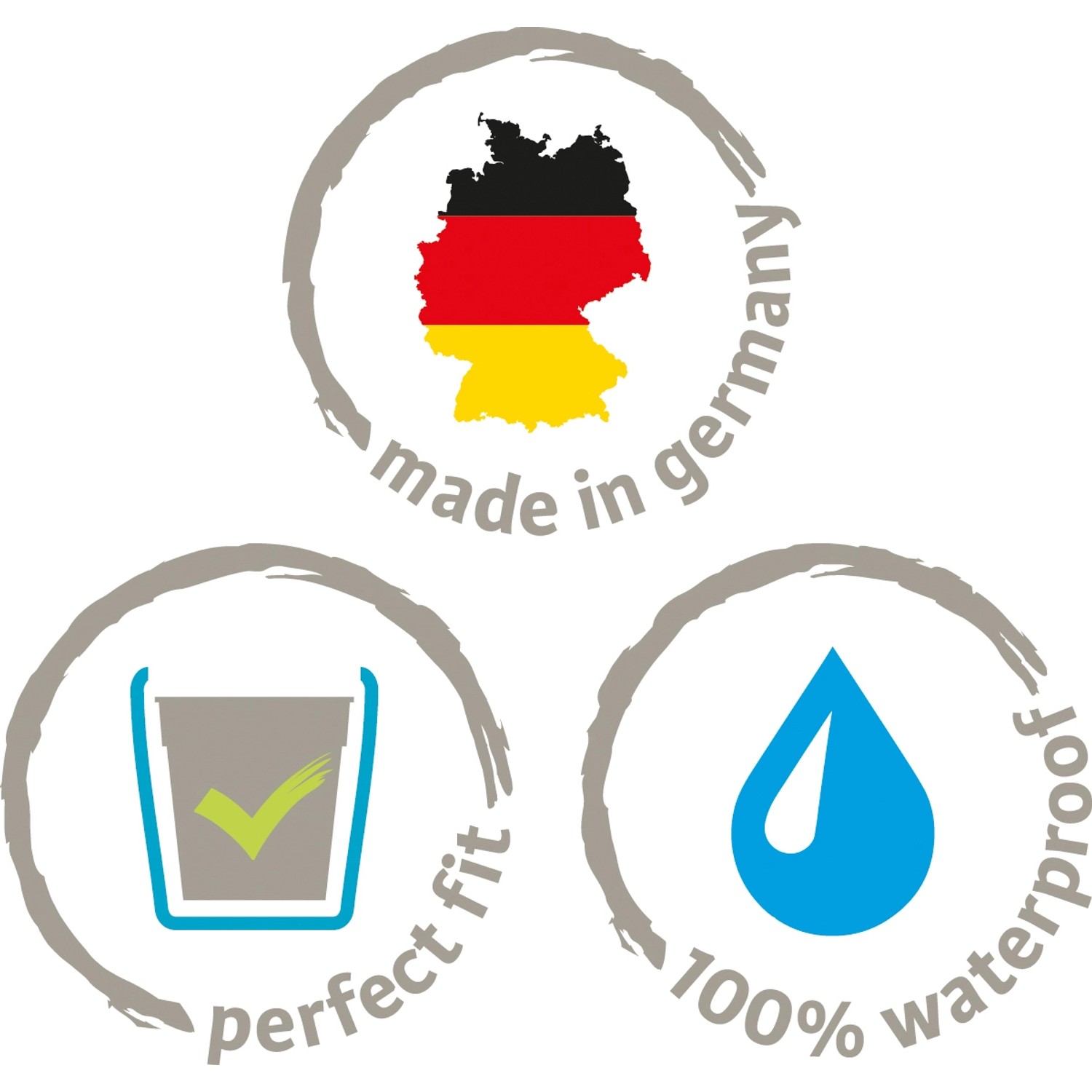 Features des Scheurich Übertopf Sophie: Hergestellt in Deutschland, perfekte Passform, 100% wasserdicht.