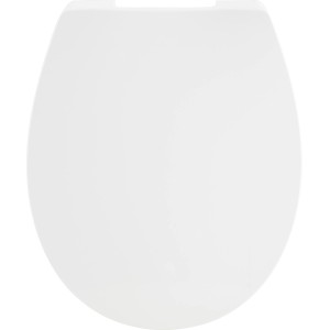 Weißer baliv WC-Sitz Redona aus Duroplast mit Absenkautomatik.
