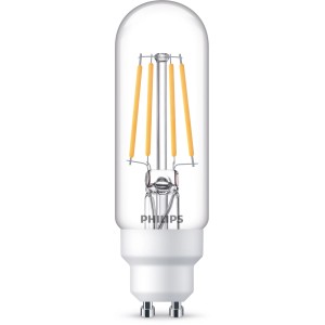 Philips GU10 LED-Lampe, 4,5W, warmweiß, 470 Lumen. Energiesparende LED für Wohnräume.