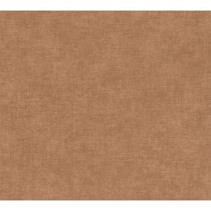 A.S. Creation Vliestapete Uni Struktur-Optik 10,05 m x 0,53 m Braun-Orange FSC®