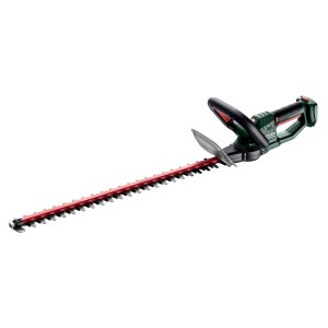 metabo Akku-Heckenschere HS 18 LTX 65 solo, Akku-Heckenschere mit 63 cm Schnittlänge.