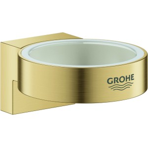 Grohe Selection Halter in gebürstetem Gold für Bad-Accessoires wie Seifenschale oder Spender.