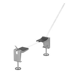 Bette Badewannenfuß für BetteSteel Badewanne, Metall, zur einfachen Montage und Höhenausgleich.