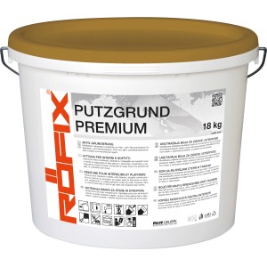 Eimer Putzgrund Premium Aktiv-Grundierung, 18 kg, für optimale Haftung und Vorbereitung des Untergrunds.