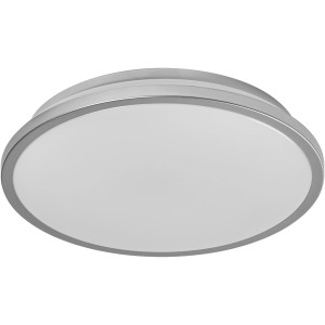 LED-Deckenleuchte Orbis Dublin Silber, Ø 29,5 cm. Runde Lampe für Innenräume.
