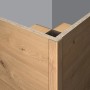 Egger Faltleiste Decowall FL009 Esbjerg, hellbraune Wandverkleidung für Innen- und Außenecken.