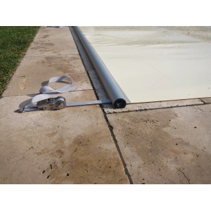 Chemoform Pool-Rollabdeckung Flex 750 cm x 400 cm Sand