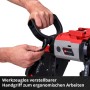 Einhell Akku-Bandsäge: Handgriff verstellen für ergonomisches Arbeiten mit der Bandsäge.