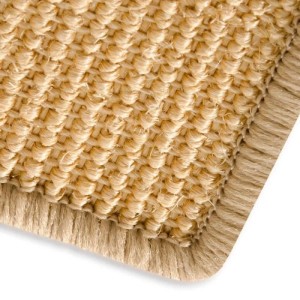 KARAT Sisal Teppichläufer nach Maß Sylt Für Innenbereiche Natur 50 x 50 cm