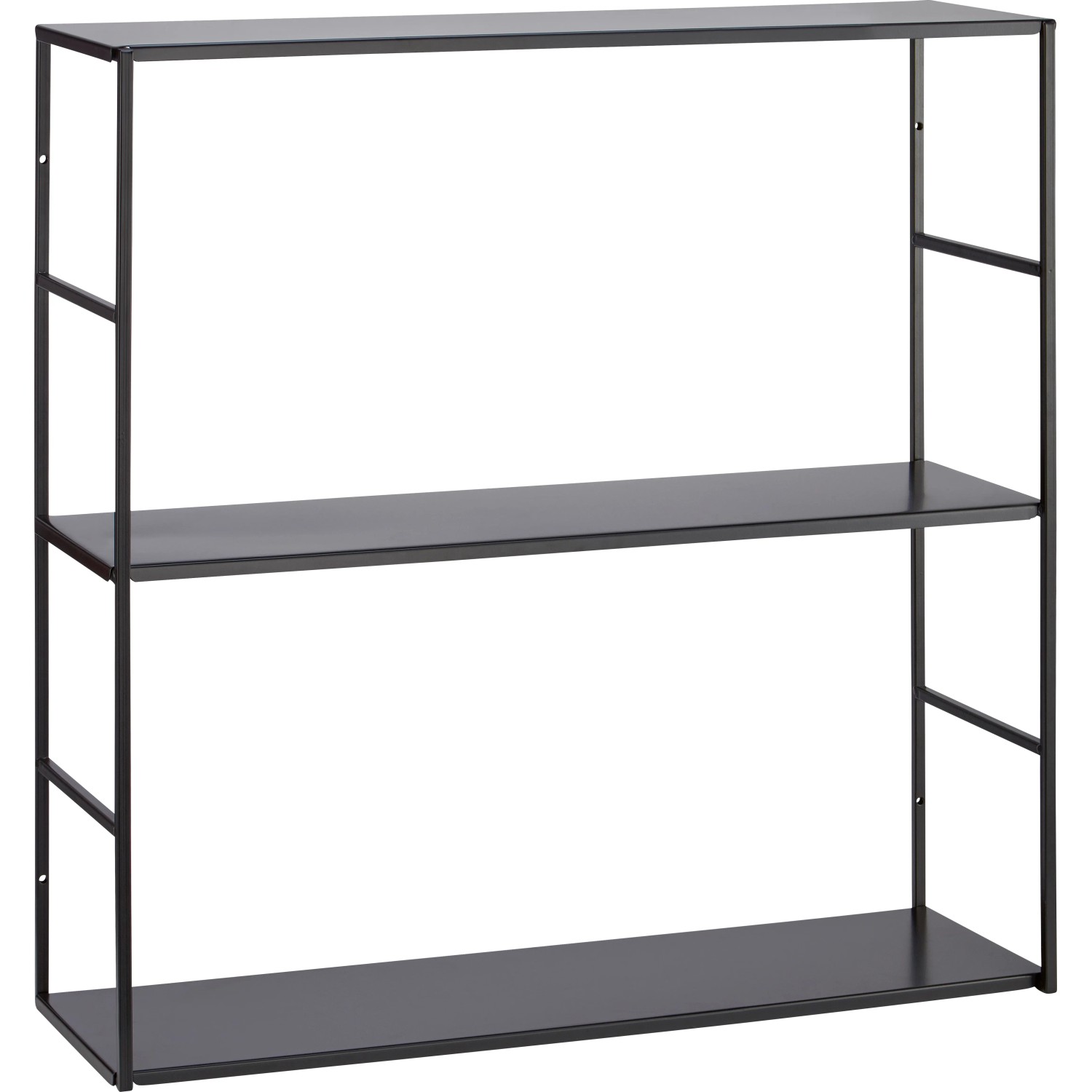 Hängeregal aus Metall 60 cm x 60 cm x 20 cm Schwarz matt kaufen bei OBI
