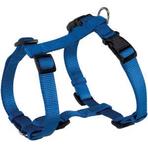 Blaues Jollypaw Hundegeschirr, Größe L-XL (75-100 cm), aus Nylon mit verstellbaren Riemen.
