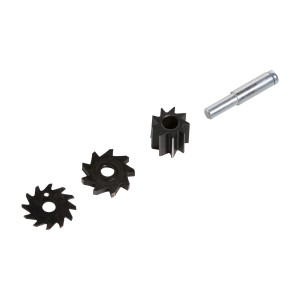 LUX Universalfräsersatz, 4-teilig für Nuten in Holz, inklusive Zylinder- und Schlitzfräser.