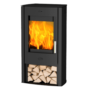 Fireplace Tuvalu Kaminofen Stahl Schwarz 6 kW