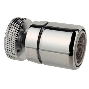 Chrom Kugelgelenk-Mischdüse M22IG für Wasserhahn, flexible Ausrichtung.