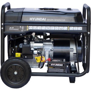 Hyundai Stromerzeuger HY6500LEK mit 6,5 kW Leistung und robustem Stahlrahmen.