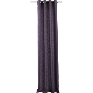 Mydeco Ösenschal Balance in Brombeere, 245x135 cm, für stilvolle Fensterdekoration.