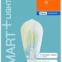 LEDVANCE SMART+ Bluetooth LED-Lampe in Edisonform, klares Filament, E27, 5,5W.