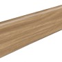 Sockelleiste Credenza Oak Eiche, 58 mm hoch, Eiche Dekor für saubere Wandabschlüsse.