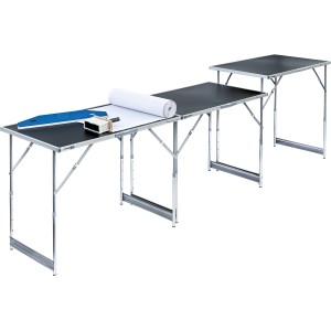 LUX Multifunktionstisch MZT-100/60-3 Profi, 3-teilig, als Tapeziertisch aufgebaut.