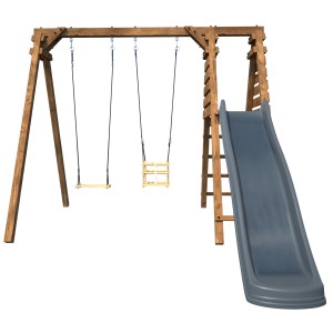 Soulet Holzschaukel Prune 261 cm x 351 cm x 224 cm